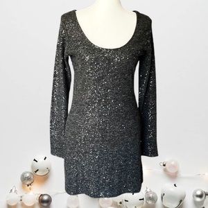 Buffalo David Bitton ‘Shine’ Gray Sequin Dress